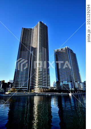 勝どきエリア パークタワー勝どきサウスとミッドほか超高層マンション群の風景 勝どきエリア パークタワー勝どきサウスとミッドほか超高層マンション群の風景 101129294