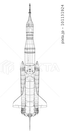Rocket carrying space shuttle Rocket carrying space shuttle 101131924