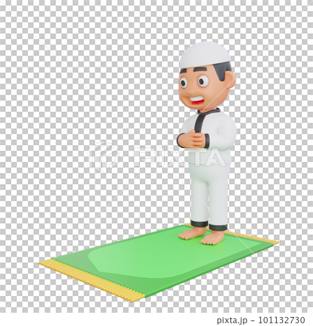 3D Character Design of a Muslim Man 101132730