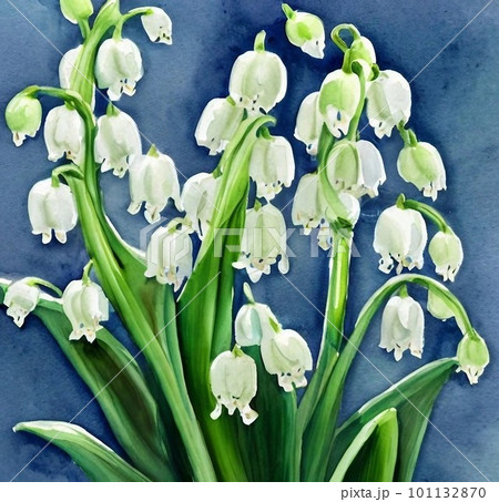 AI生成、すずらん 101132870