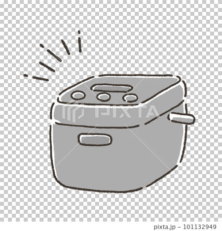シンプルな炊飯器のイラスト 101132949