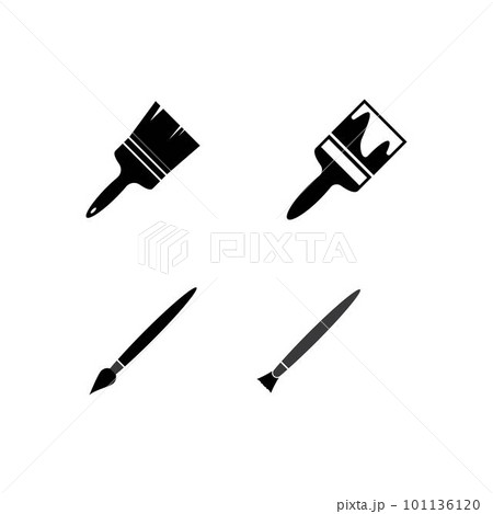 Paint brush logo 101136120