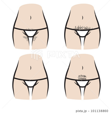 Female Underwear, Panties, Bikini Different Types in Thin Line Vector Style  Stock Vector - Illustration of line, fashion: 77669508