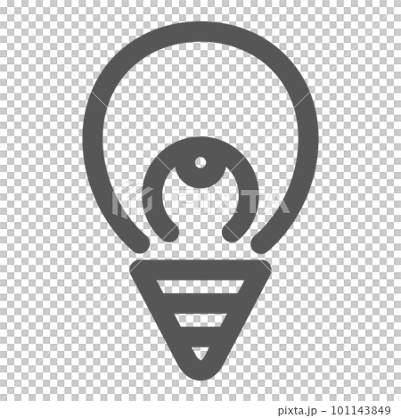 mini mini icon light bulb 101143849