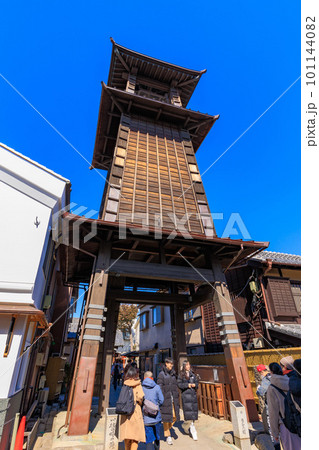 埼玉県 川越市 鐘つき通り沿いにある時の鐘 埼玉県 川越市 鐘つき通り沿いにある時の鐘 101144082