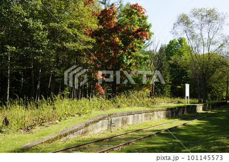 旧士幌線廃線跡の風景 旧幌加駅跡 旧士幌線廃線跡の風景 旧幌加駅跡 101145573