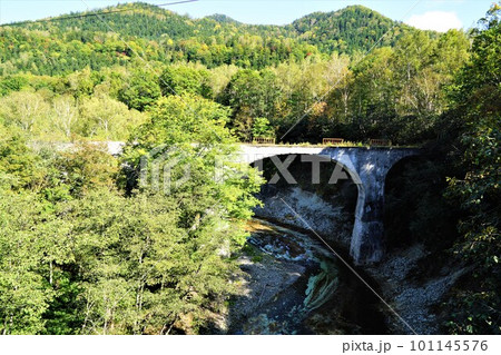 旧士幌線廃線跡の風景 第5音更川橋梁 旧士幌線廃線跡の風景 第5音更川橋梁 101145576