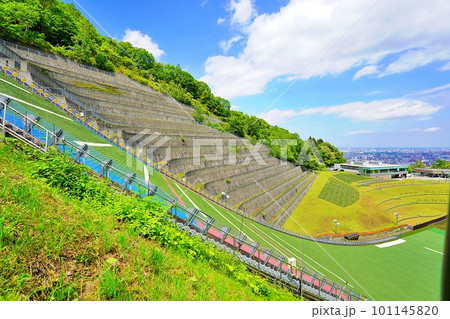 大倉山ジャンプ競技場のK点付近の傾斜 (北海道札幌市) 大倉山ジャンプ競技場のK点付近の傾斜 (北海道札幌市) 101145820