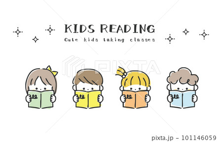 勉強する子供たち 101146059