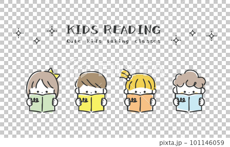 勉強する子供たち 101146059