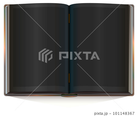 open book design black drawing - Stock Illustration [25156539] - PIXTA