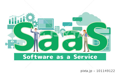 SaaSのイメージイラスト SaaSのイメージイラスト 101149122