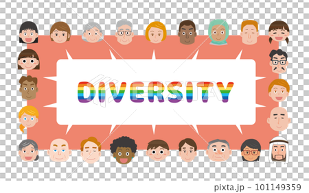 ダイバーシティのイメージイラスト ダイバーシティのイメージイラスト 101149359
