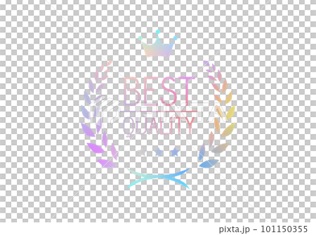 ベストクオリティ 月桂樹フレーム リース ベクターイラスト プリズムカラー ベストクオリティ 月桂樹フレーム リース ベクターイラスト プリズムカラー 101150355