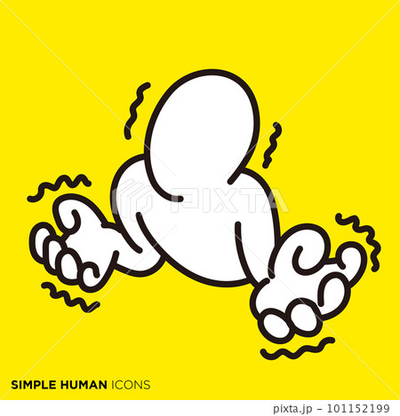 シンプルな人間のアイコンシリーズ,苛立つ人 101152199