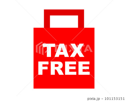 赤色のTAXFREEのアイコン1 101153151