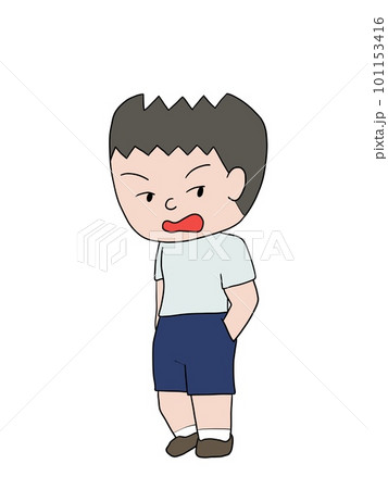 立っている男の子 立っている男の子 101153416