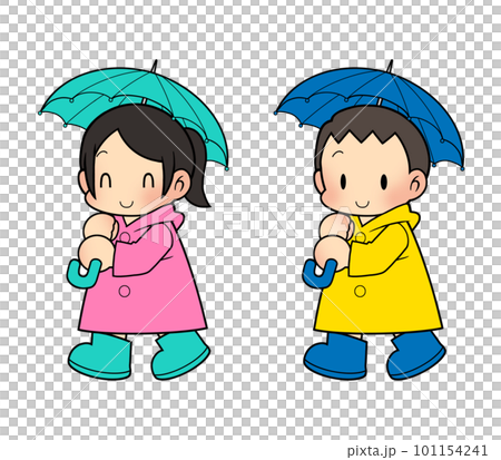 Child holding an umbrella_03 101154241