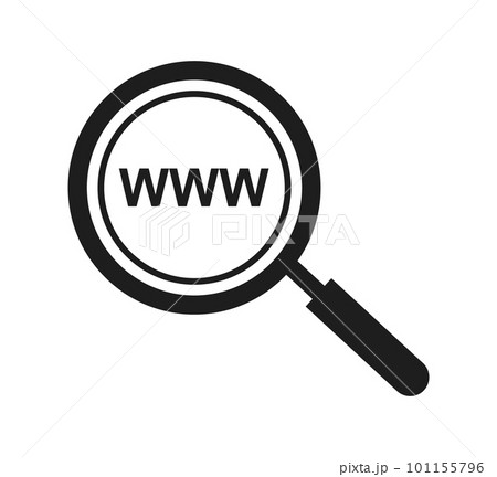 Search website icon. Flat style vector EPS. 101155796