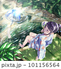 川床からの暑中見舞い 101156564