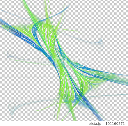 abstract blue green linear pattern without...のイラスト素材 [101160271] - PIXTA