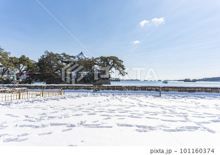 冬の松島　五大堂 101160374