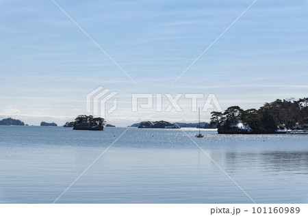 冬の日本三景 松島 冬の日本三景 松島 101160989