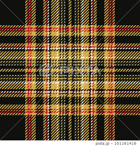 Plaid check pattern. Seamless fabric texture. Tartan textile print. 101161416