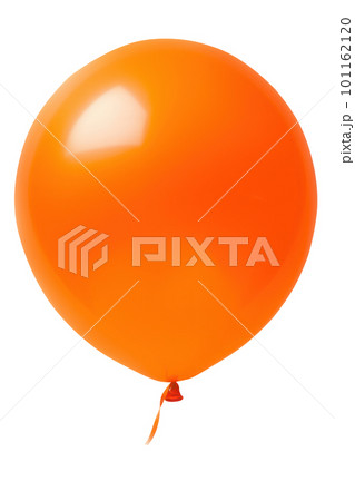 Big helium inflatable latex balloon isolated on white background. Generative AI 101162120