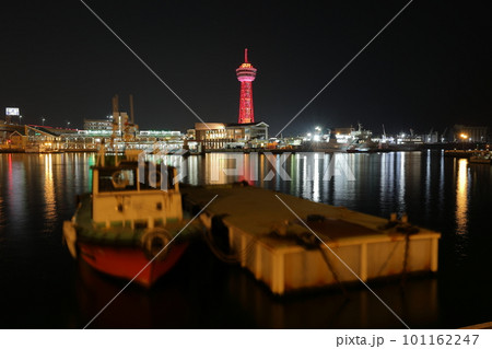 夜の博多港周辺 101162247