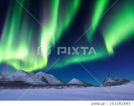 Northern lights that are beautiful and magical. Generative AI. Generative AI. Northern lights that are beautiful and magical. Generative AI. Generative AI. 101162895
