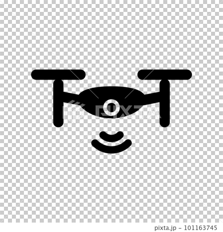 ドローンアイコン_黒 ドローンアイコン_黒 101163745