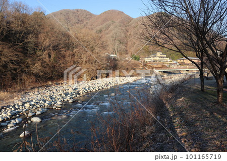 温泉　温泉旅行　家族で温泉旅行　昼神温泉　ペットと温泉　長野県　 101165719