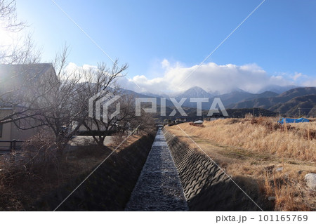 温泉　温泉旅行　家族で温泉旅行　昼神温泉　ペットと温泉　長野県　 101165769