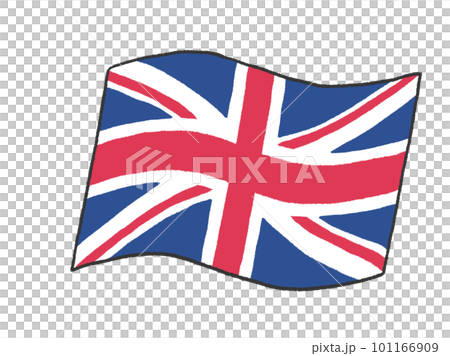英國國旗插圖像孩子的筆跡 101166909