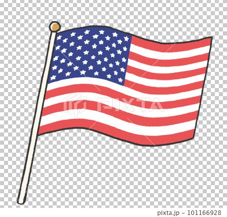 子供が手書きしたようなアメリカ合衆国の国旗のイラスト 子供が手書きしたようなアメリカ合衆国の国旗のイラスト 101166928