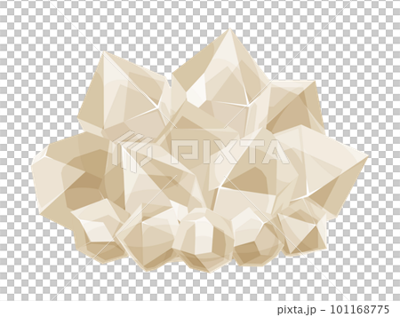 Gemstone illustration_smoky quartz 101168775