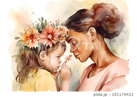 Mothers Day concept with mother and her child 101170422