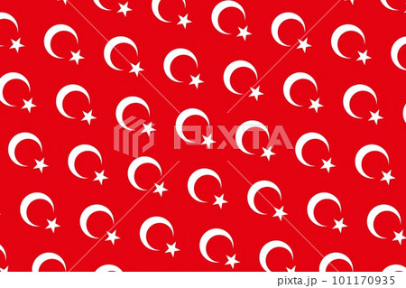 Geometric pattern in the colors of the national flag of Turkey. The colors of Turkey. Geometric pattern in the colors of the national flag of Turkey. The colors of Turkey. 101170935