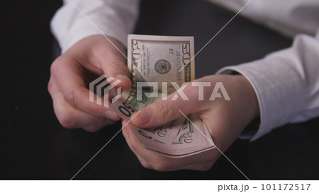dollar bills of the drug dealer's recount 101172517
