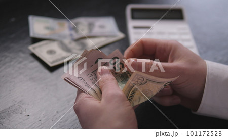 dollar bills of the drug dealer's recount 101172523