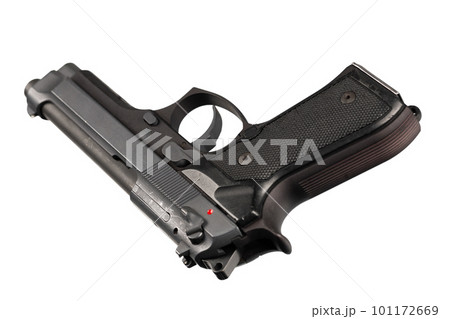 US Army handgun pistol isolated on a white 101172669