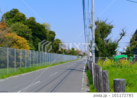 千葉県柏市柏の葉常磐自動車道沿線の風景2023年4月 千葉県柏市柏の葉常磐自動車道沿線の風景2023年4月 101172785