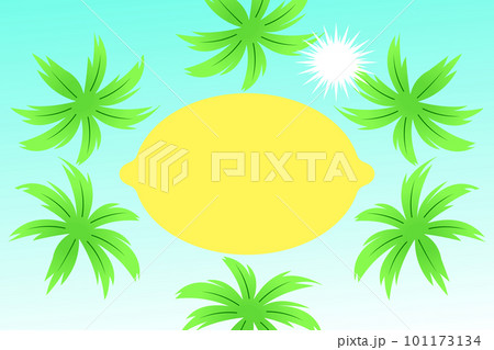 ヤシの木とレモン 101173134