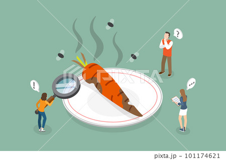 3D Isometric Flat Vector Conceptual Illustration of Rotten Carrot 3D Isometric Flat Vector Conceptual Illustration of Rotten Carrot 101174621