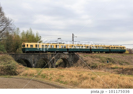 【三岐鉄道】めがね橋を渡る270系〜三重交通カラー〜（北勢線：楚原〜麻生田） 101175036