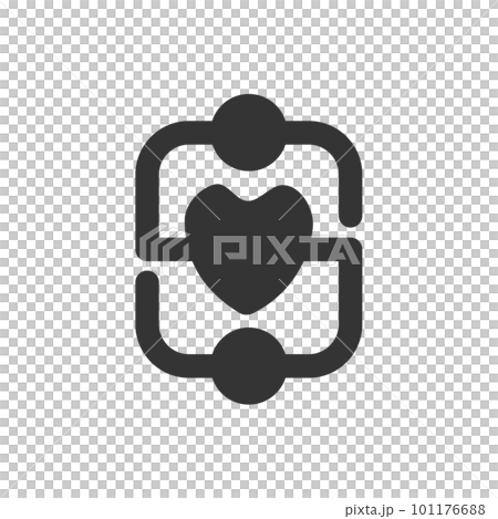 giving love logo template. Icon Illustration Brand Identity. Isolated and flat illustration. Vector graphic 101176688