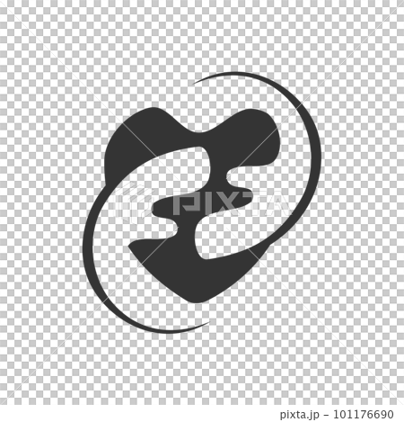 giving love logo template. Icon Illustration Brand Identity. Isolated and flat illustration. Vector graphic 101176690