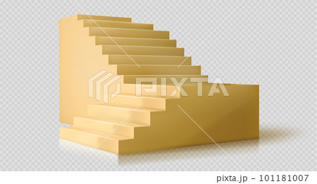 Realistic yellow staircase interior design element Realistic yellow staircase interior design element 101181007