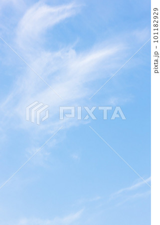 爽やかな春の青空|縦構図 爽やかな春の青空|縦構図 101182929